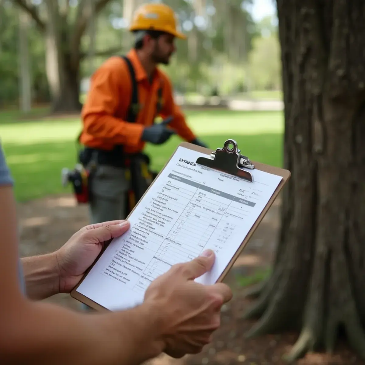 Written itemized estimate, how to choose a tree service company