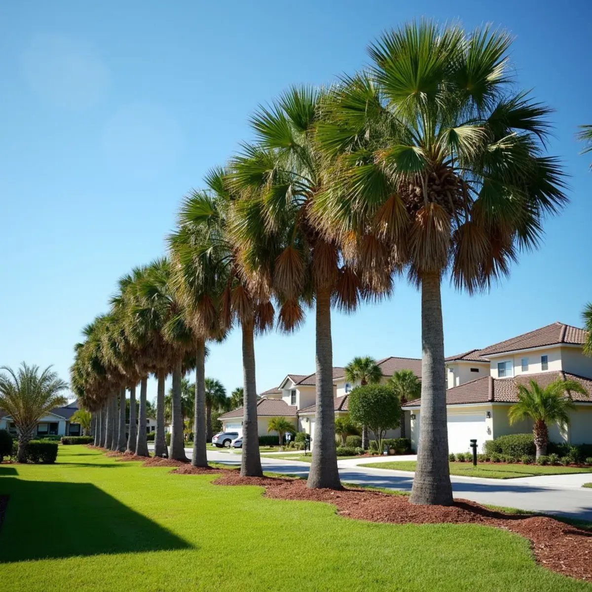 Palms cleared before season, hurricane tree preparation in St. Augustine, FL