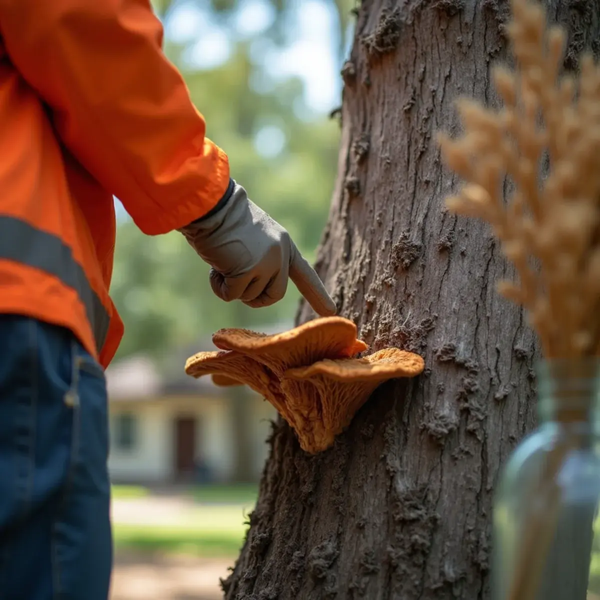 Ganoderma conk inspection, palm tree trimming & removal in St. Augustine, FL