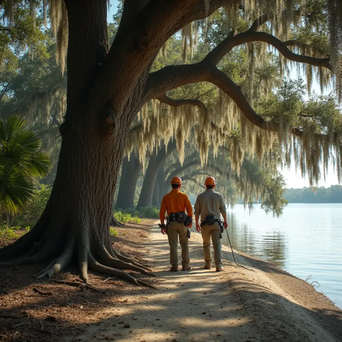 Riverfront oak and cypress, tree service in Fruit Cove, FL