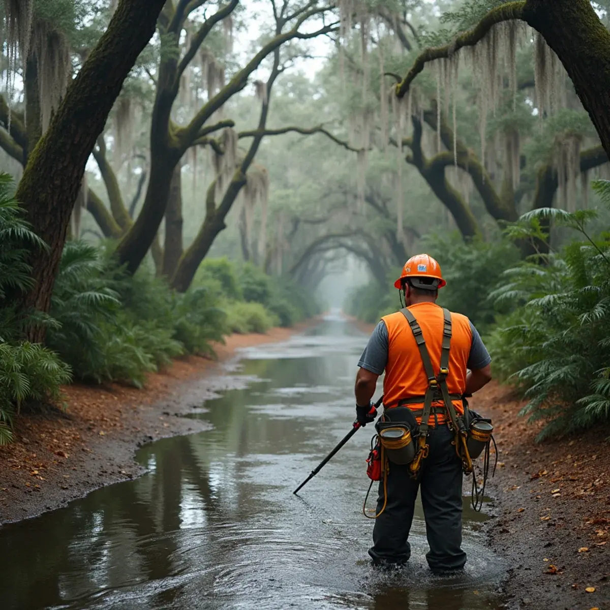 Black creek flood decline, tree service in Middleburg, FL