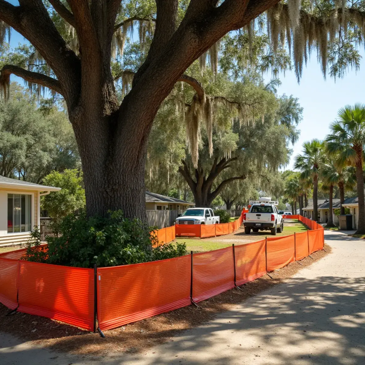 Root zone protection fencing, tree service in Ponte Vedra Beach, FL
