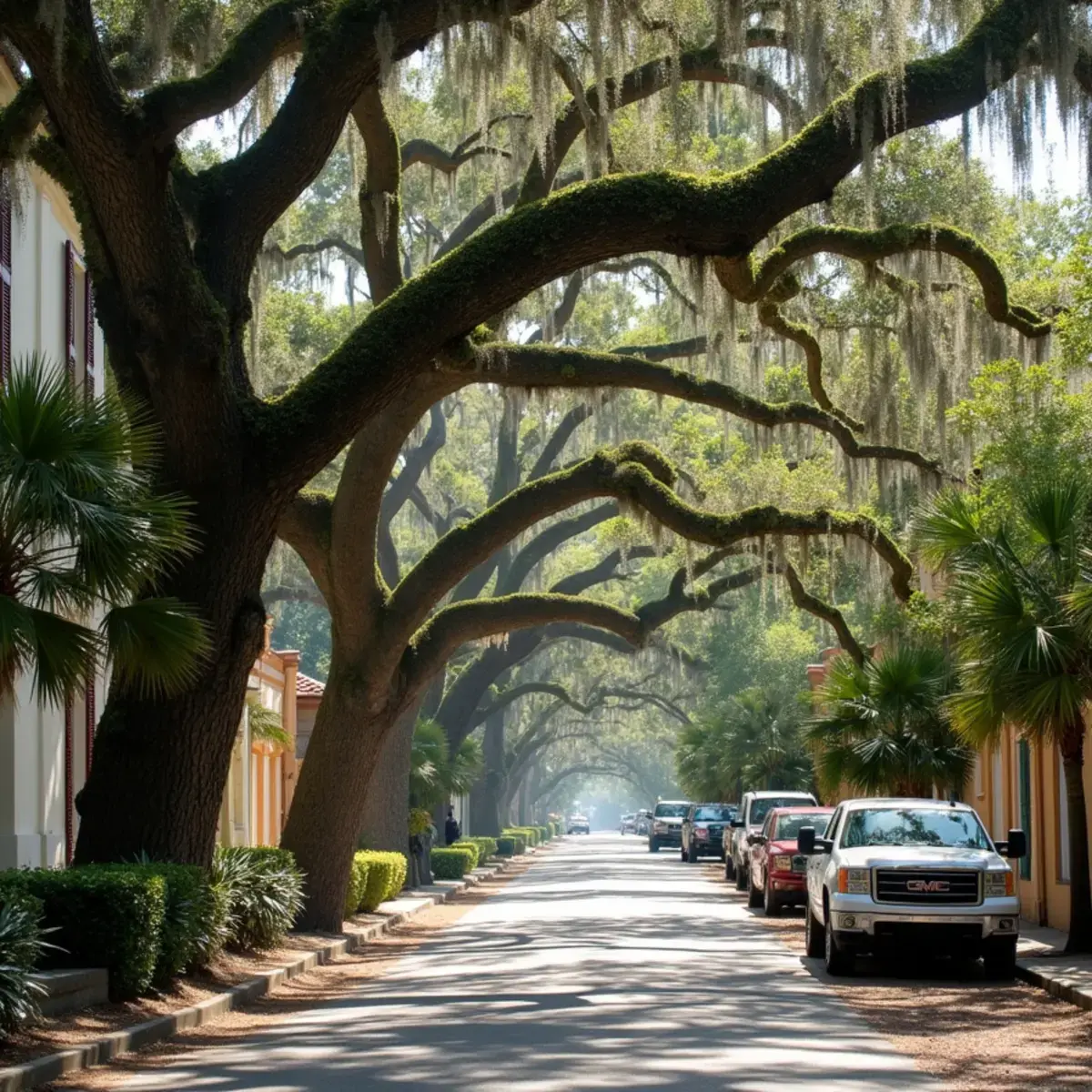 Historic district oak canopy, tree service in St. Augustine, FL