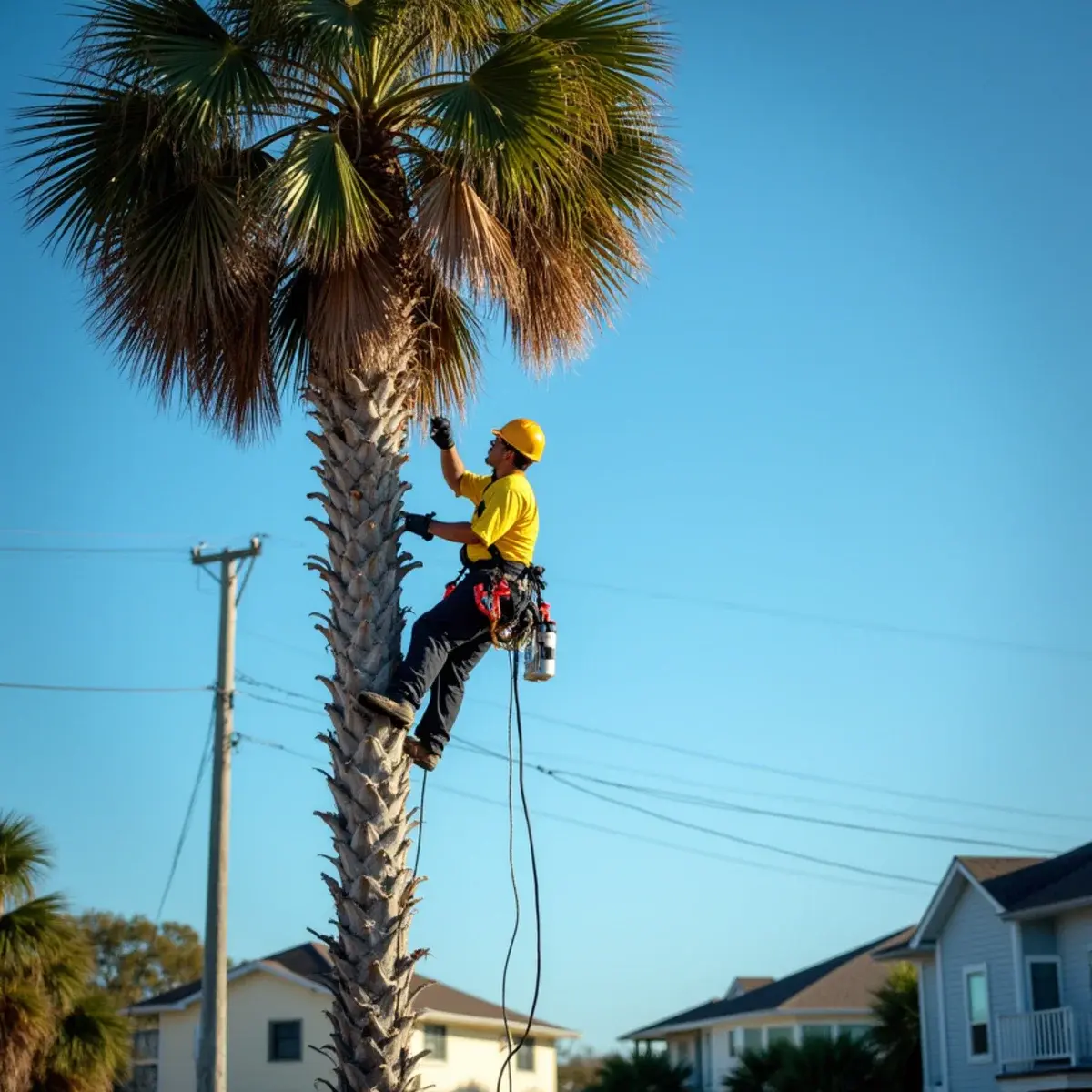 Palm service near the shore, tree service in St. Augustine Beach, FL
