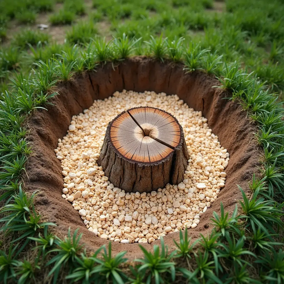 Ground stump below grade, stump grinding & removal in St. Augustine, FL