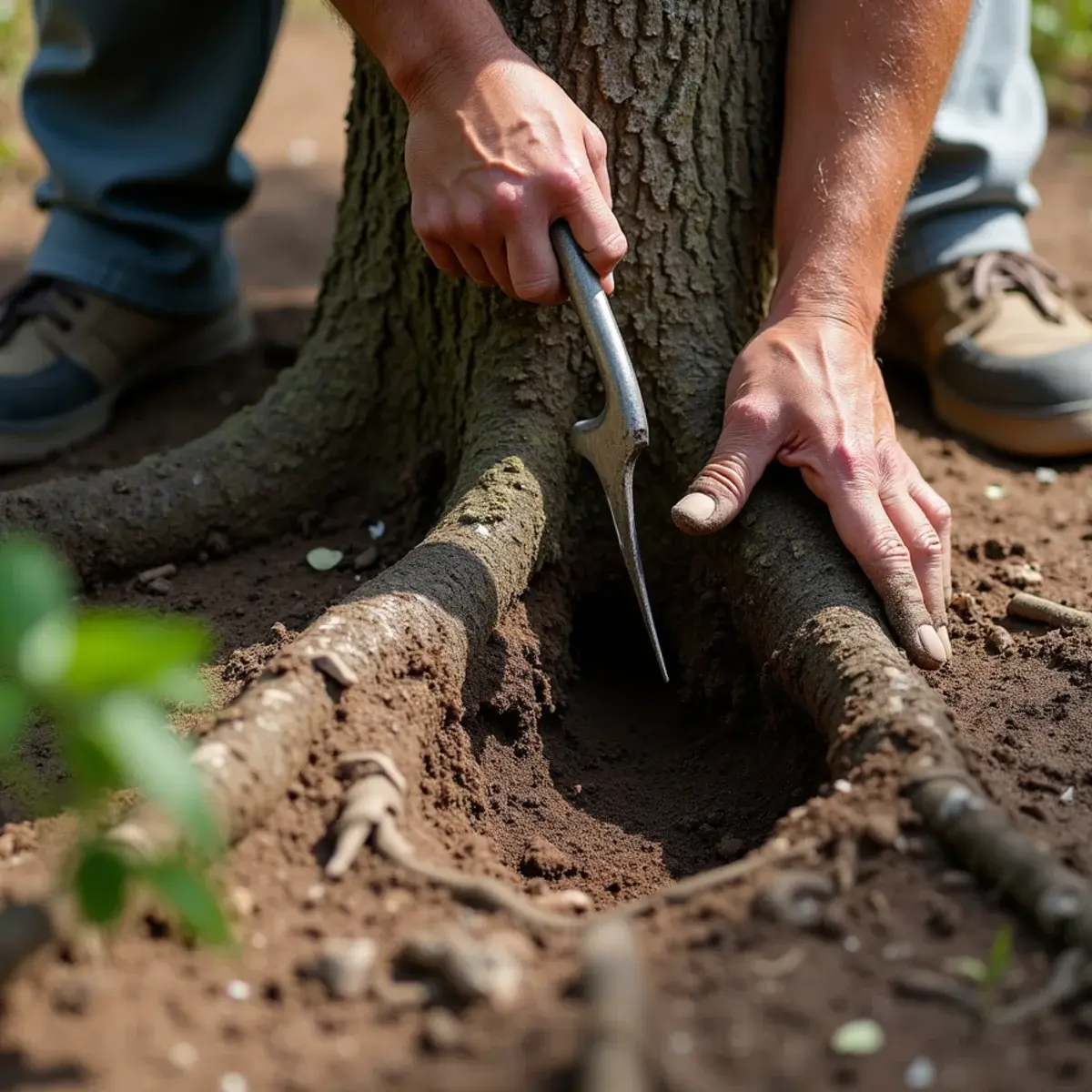 Root collar excavation, tree health & risk assessment in St. Augustine, FL